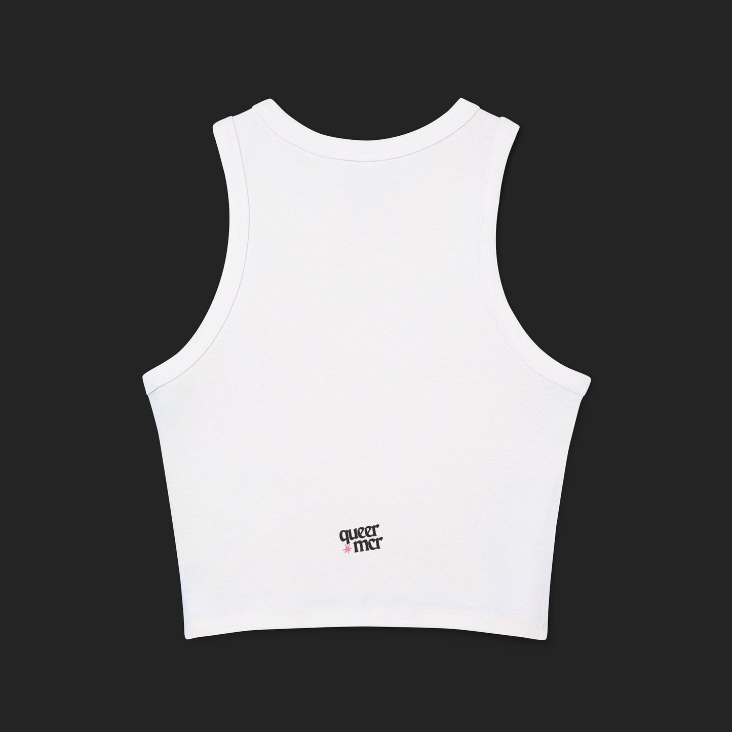 I just look straight | Women's Micro Rib Racer Tank Top