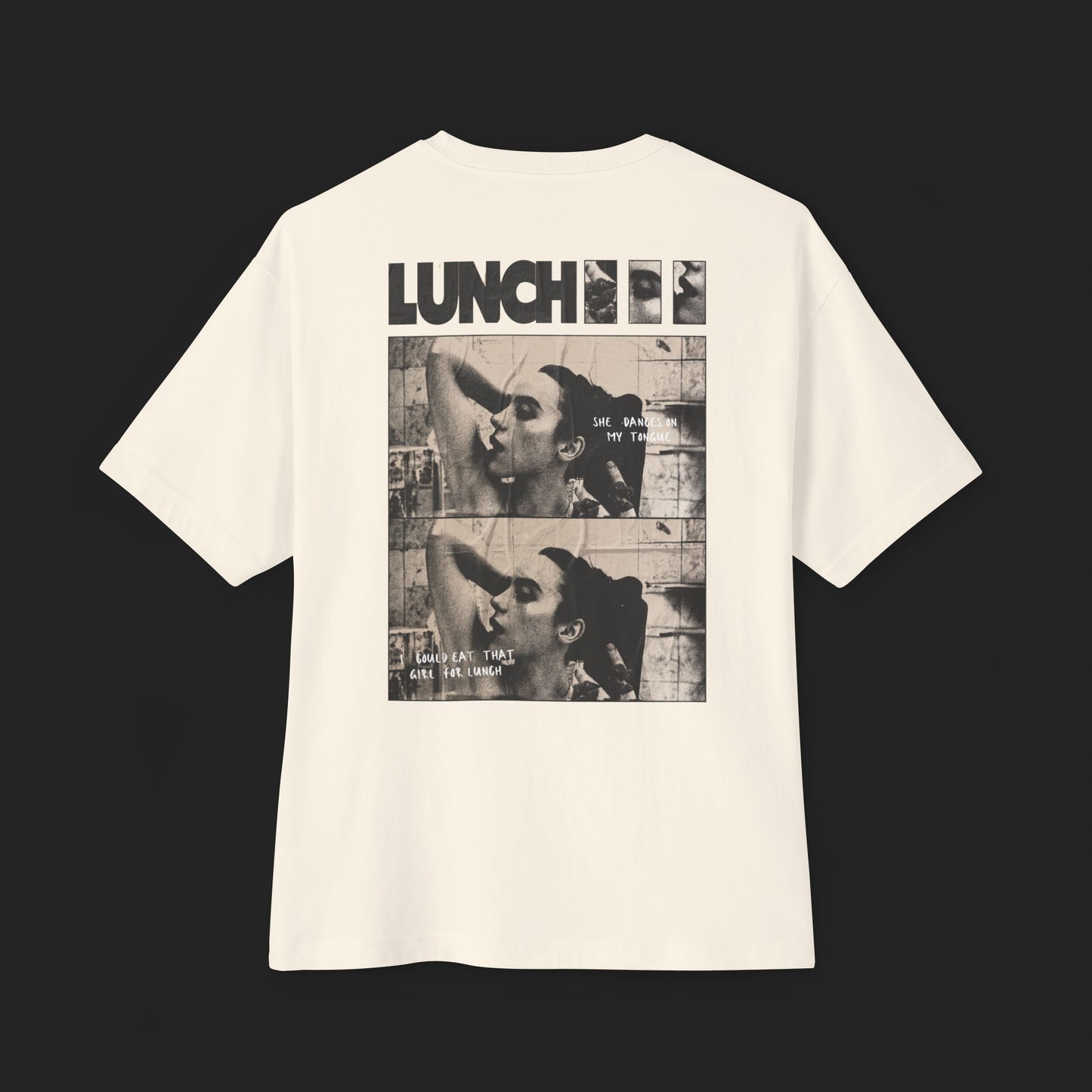 Billie Lunch | Unisex oversized boxy tee
